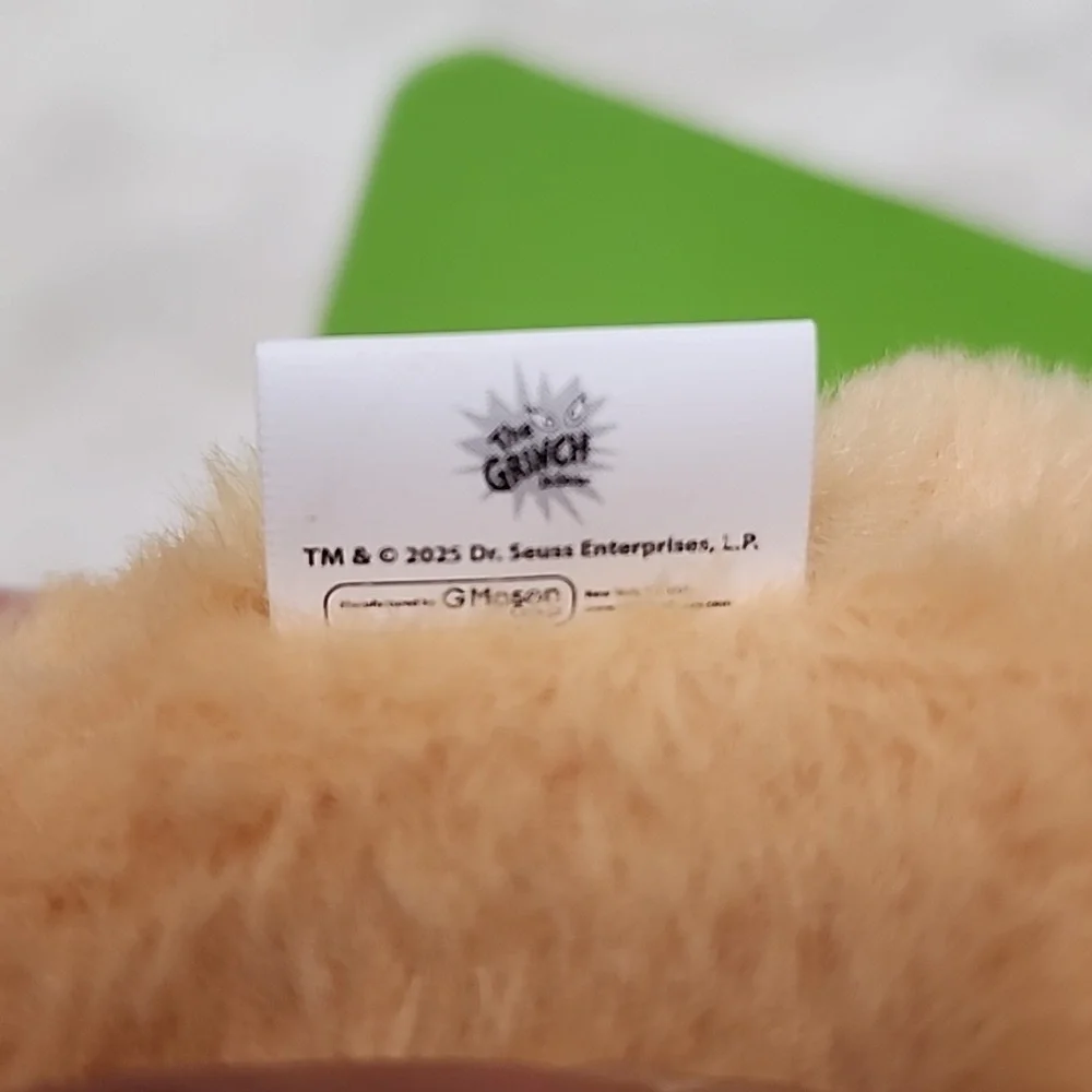 The Grinch Max Dog Plush Toy with Squeaker & Crinkle Sounds - New With Tags